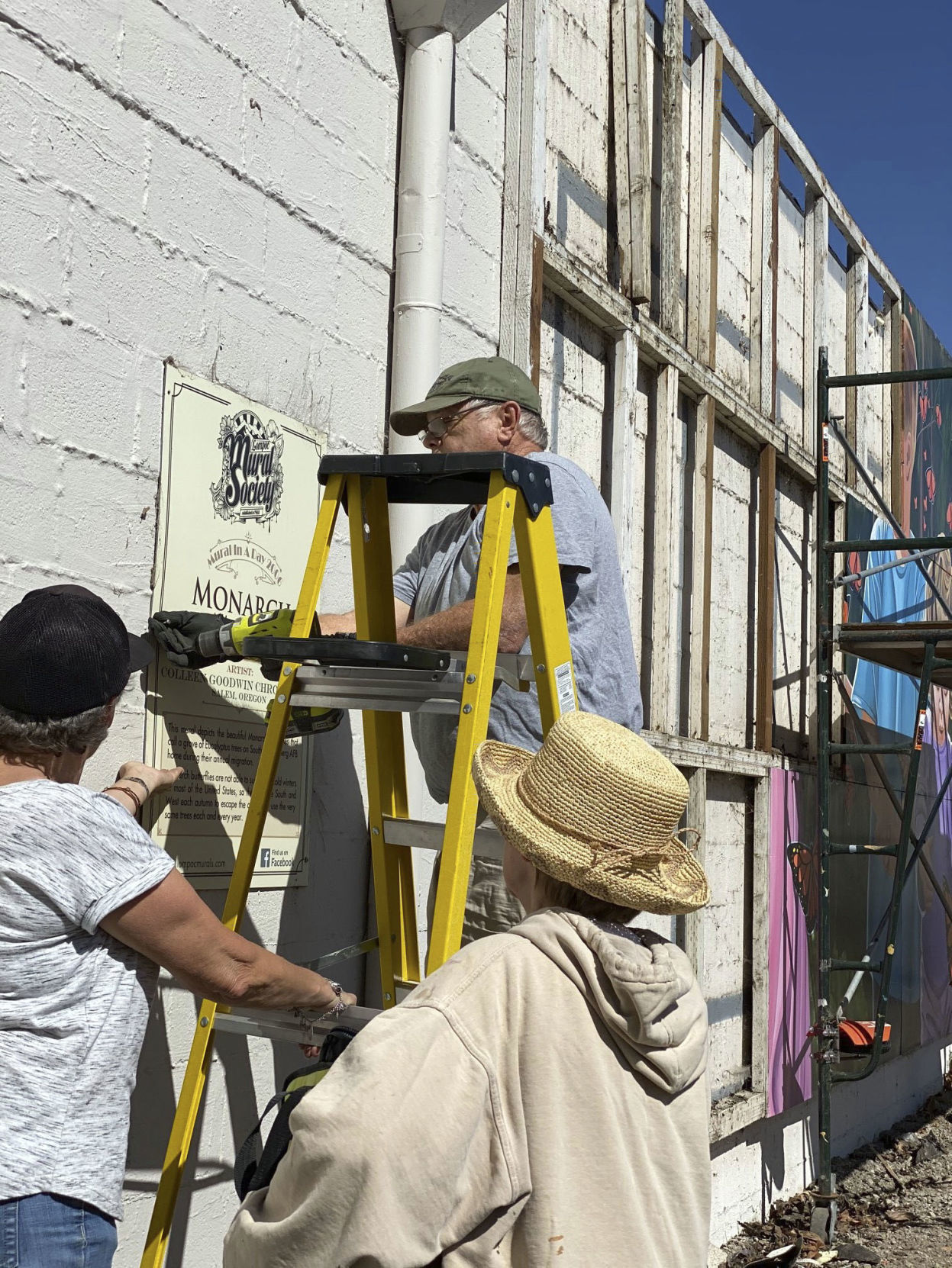 Monarch mural removed